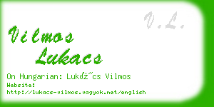 vilmos lukacs business card